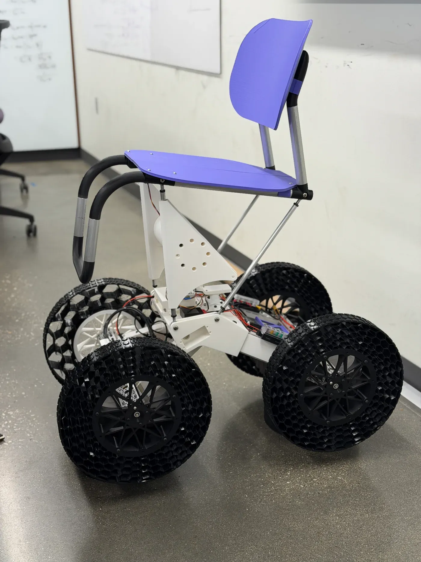 Upgraded wheelchair seat